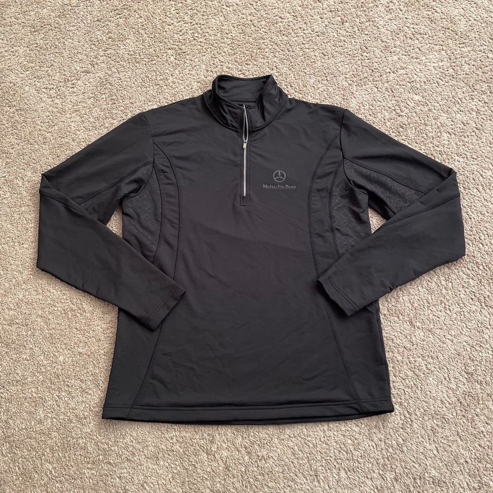 Mercedes Benz 1/4 Zip Performance Shirt Size Medium